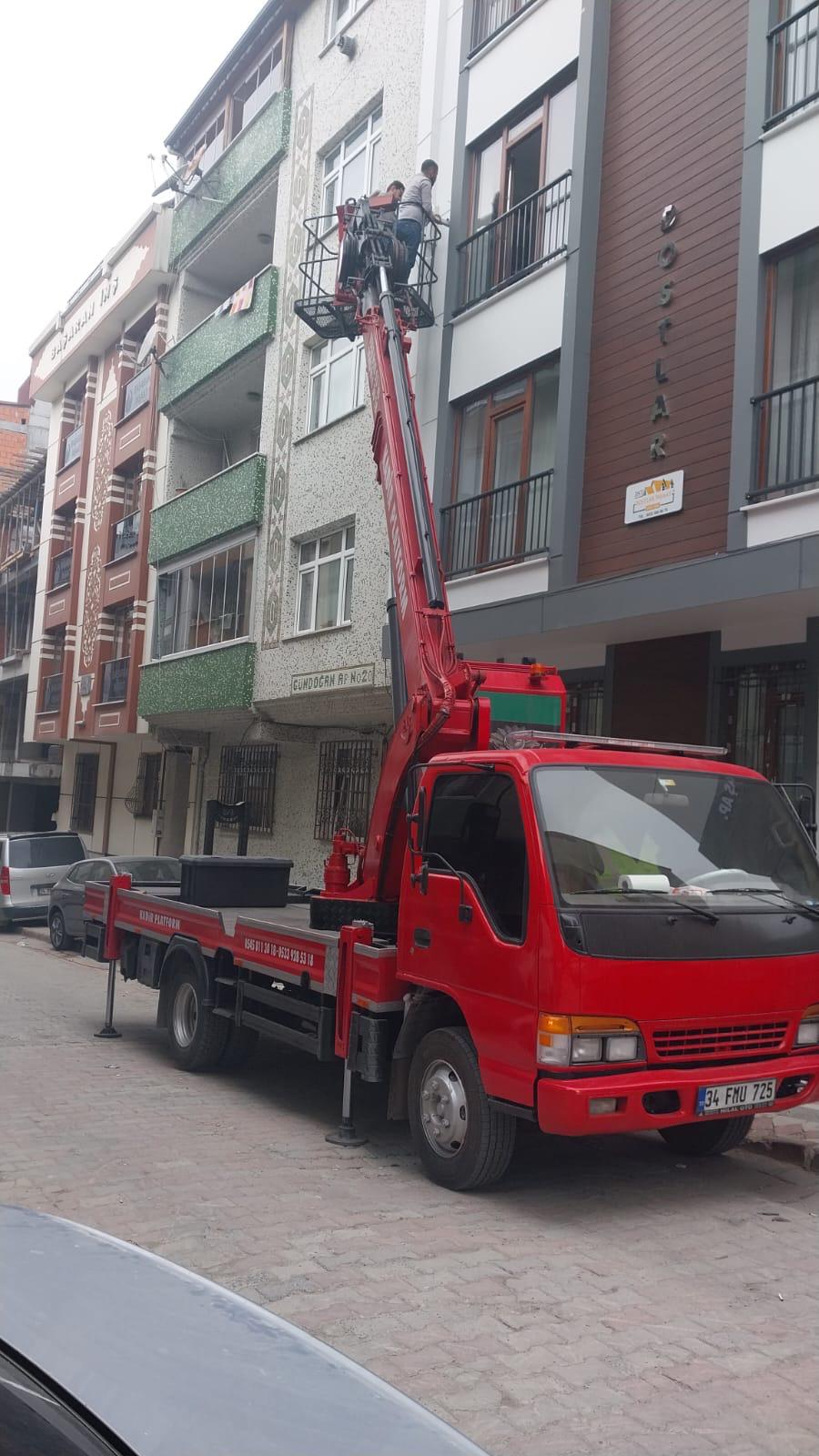 İstanbul sepetli vinç hizmeti
